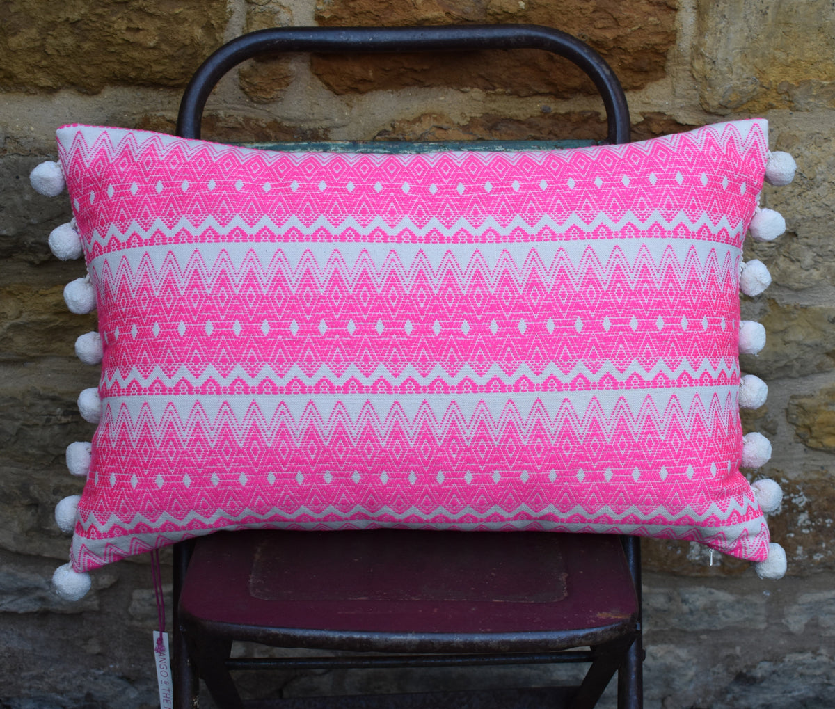Pink lumbar pillow shop