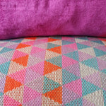 Load image into Gallery viewer, Tutti Frutti Square Scatter Cushion with Piping
