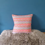 Load image into Gallery viewer, Tutti Frutti Square Scatter Cushion with Piping
