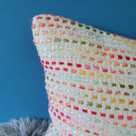 Load image into Gallery viewer, Angels Delight Slubby Cushion
