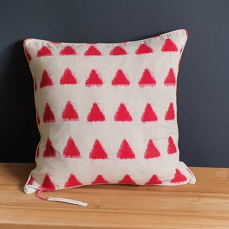 Alice Large Square Ikat Cushion