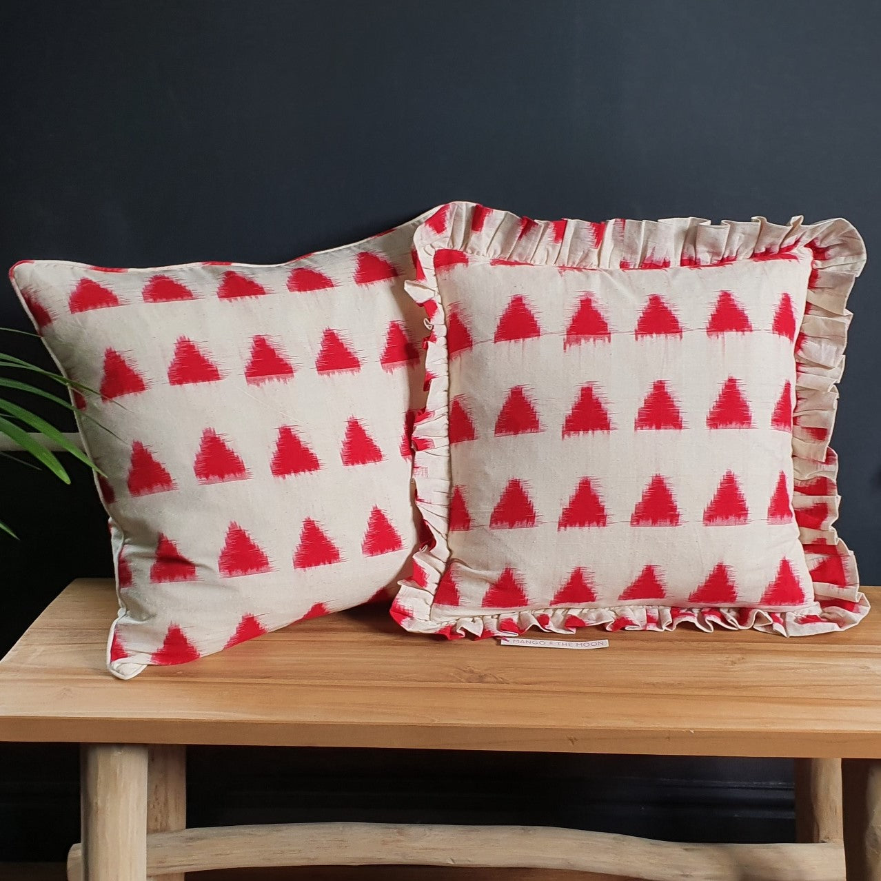 Alice Large Square Ikat Cushion