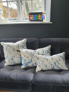 Berneray Large Rectangular Velvet Cushion