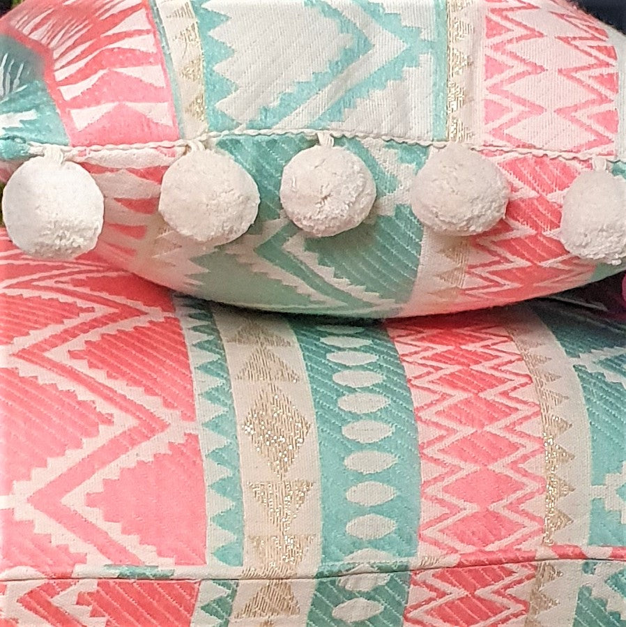 Happy Hour Square Scatter Cushion with Piping