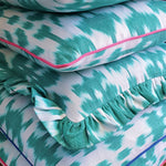 Load image into Gallery viewer, Isla Square Scatter Cushion with Hot Pink Piping
