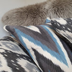 Load image into Gallery viewer, Moontide Ikat Square Scatter Cushion
