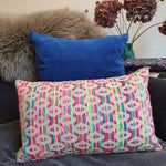 Load image into Gallery viewer, Yaka Hula Chartreuse Rectangle Cushion
