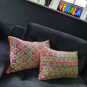 Yaka Hula Chartreuse Rectangle Cushion