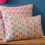 Load image into Gallery viewer, Yaka Hula Chartreuse Rectangle Cushion
